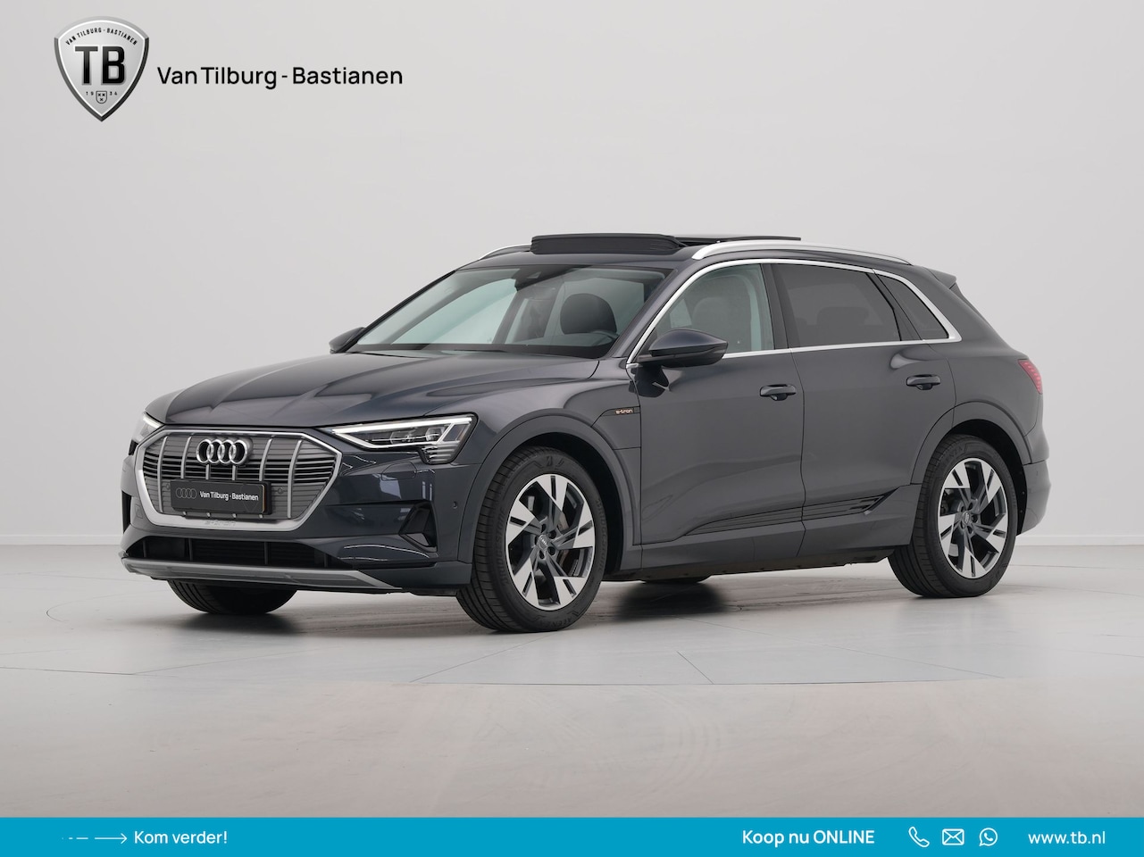 Audi e-tron - e-tron 50 quattro Launch edition plus 71 kWh Panorama Trekhaak Leder Memory - AutoWereld.nl