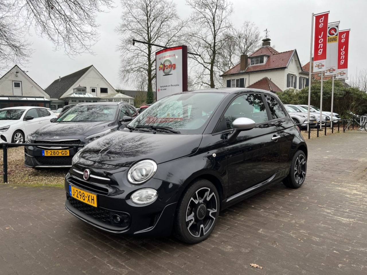 Fiat 500 - 1.0 HYBRID ROCKSTAR / PANODAK / HALF LEDER / NAVI / DAB / CRUISE - AutoWereld.nl