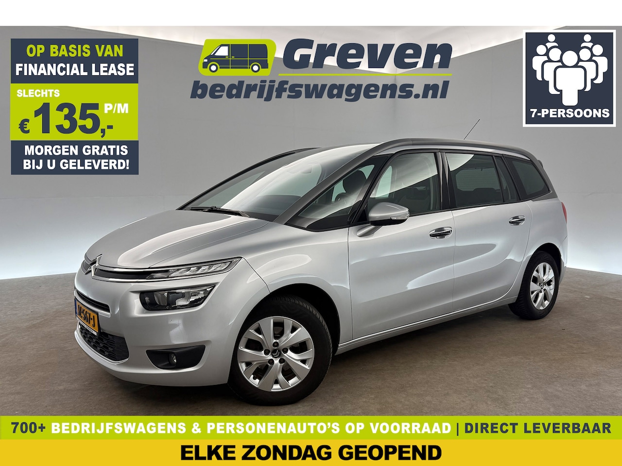 Citroën C4 Picasso - 1.2 PureTech Tendance 7 Persoons Camera Virtual Trekhaak Clima Navi LED PDC - AutoWereld.nl