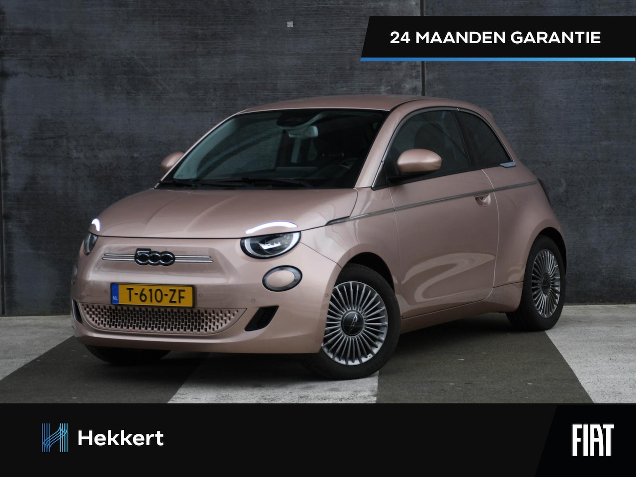 Fiat 500 - 3+1 42kWh 118pk Automaat NAVI | STOELVERWARMING | KEYLESS ENTRY | DODE HOEK | DAB | CAMERA - AutoWereld.nl