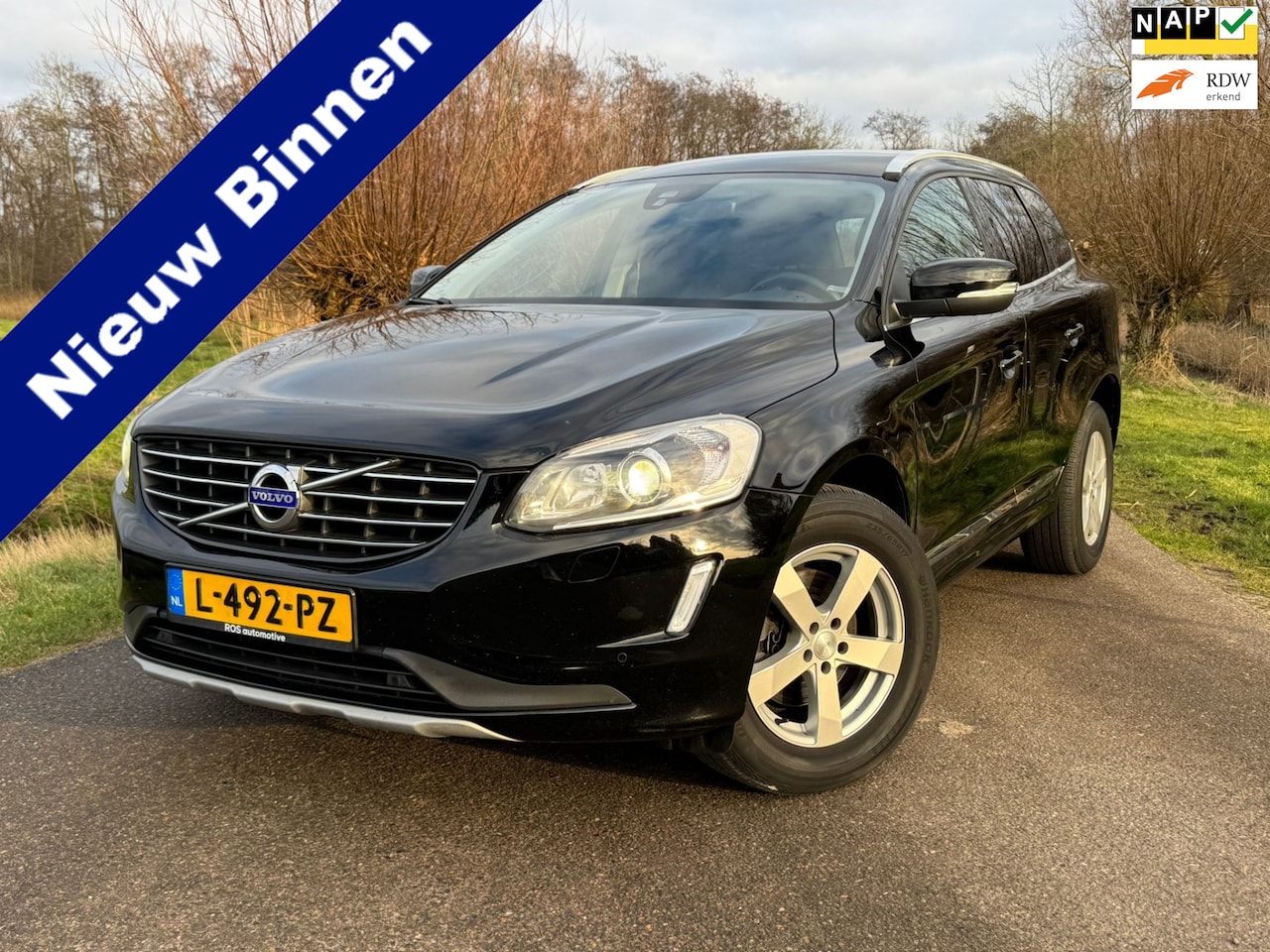 Volvo XC60 - 2.0 D4 FWD Polar+ / Automaat / Airco / Bluetooth (Navigatie) / Leder / Stoelverwarming / T - AutoWereld.nl