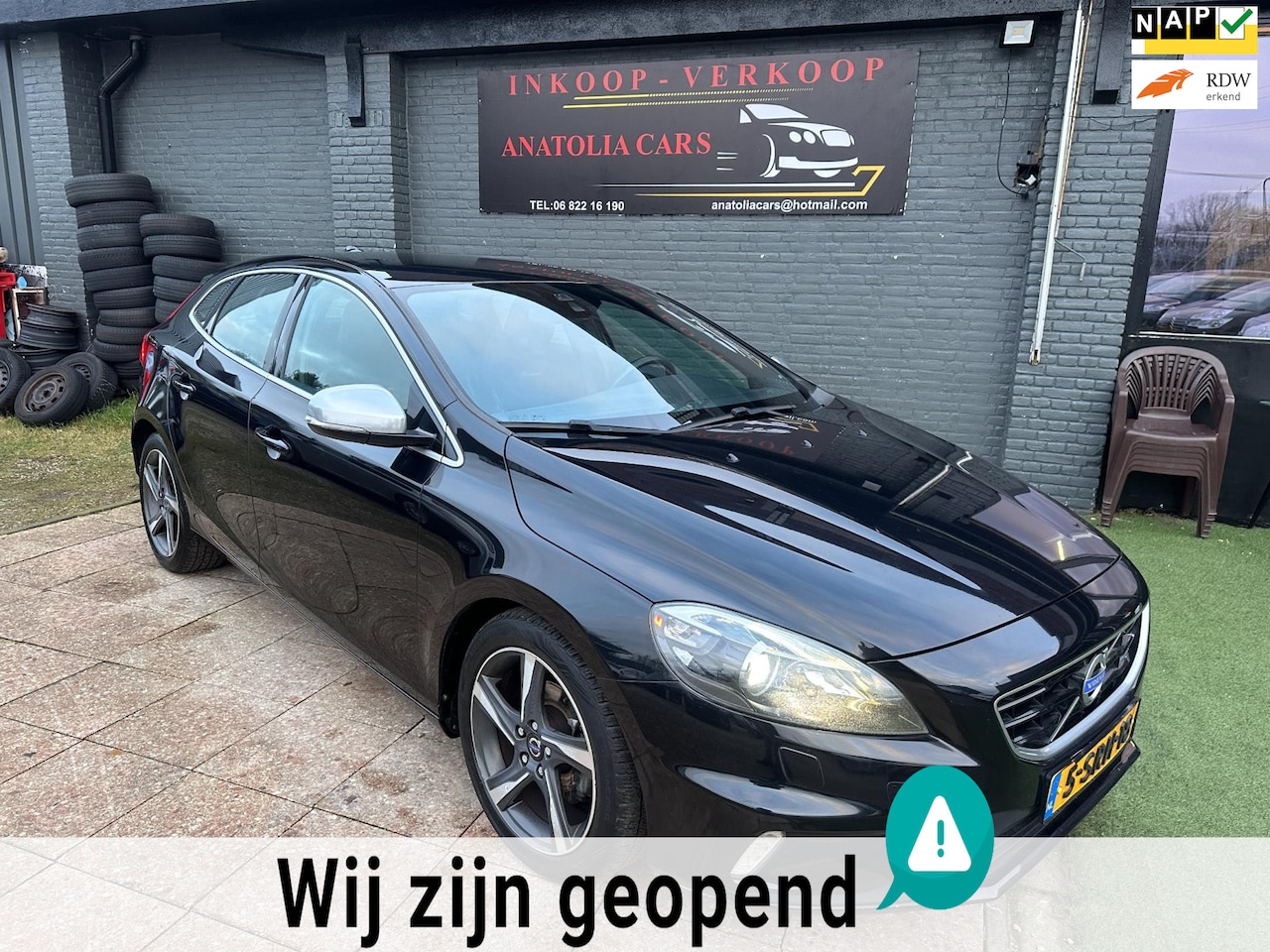 Volvo V40 - 1.6 D2 R-Design *APK*AIRCO*NAVI* - AutoWereld.nl