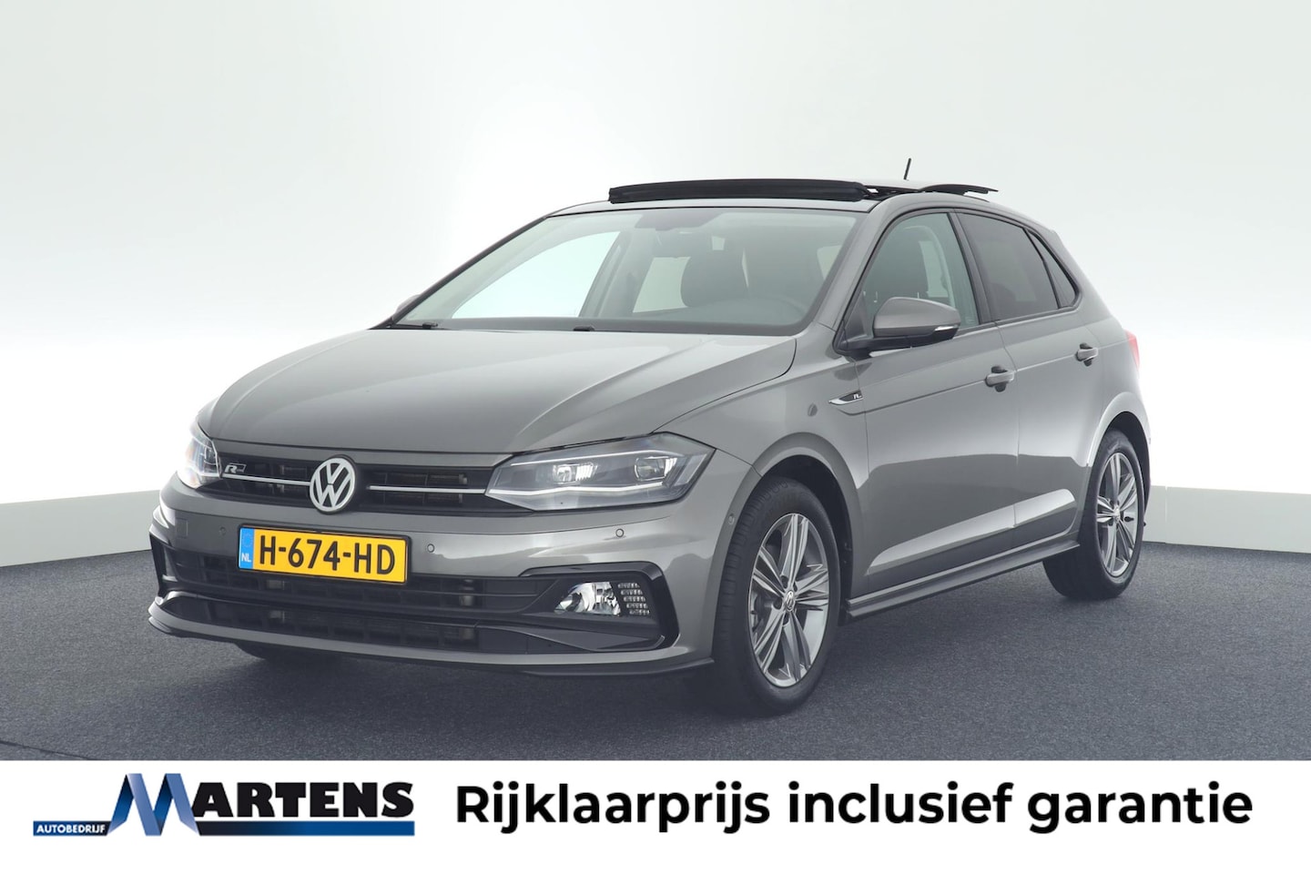 Volkswagen Polo - 1.0 TSI 116pk DSG R-Line Highline Led Virtual Cockpit Panoramadak Navigatie - AutoWereld.nl