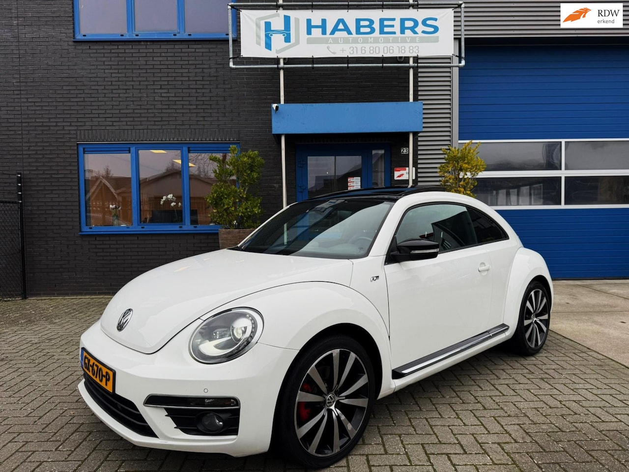 Volkswagen Beetle - 2.0 TSI Sport 200PK|Xenon/Led|R-Line|Navi|DSG-Automaat|Kantel/Schuifdak|Leder|Stoelverwarm - AutoWereld.nl