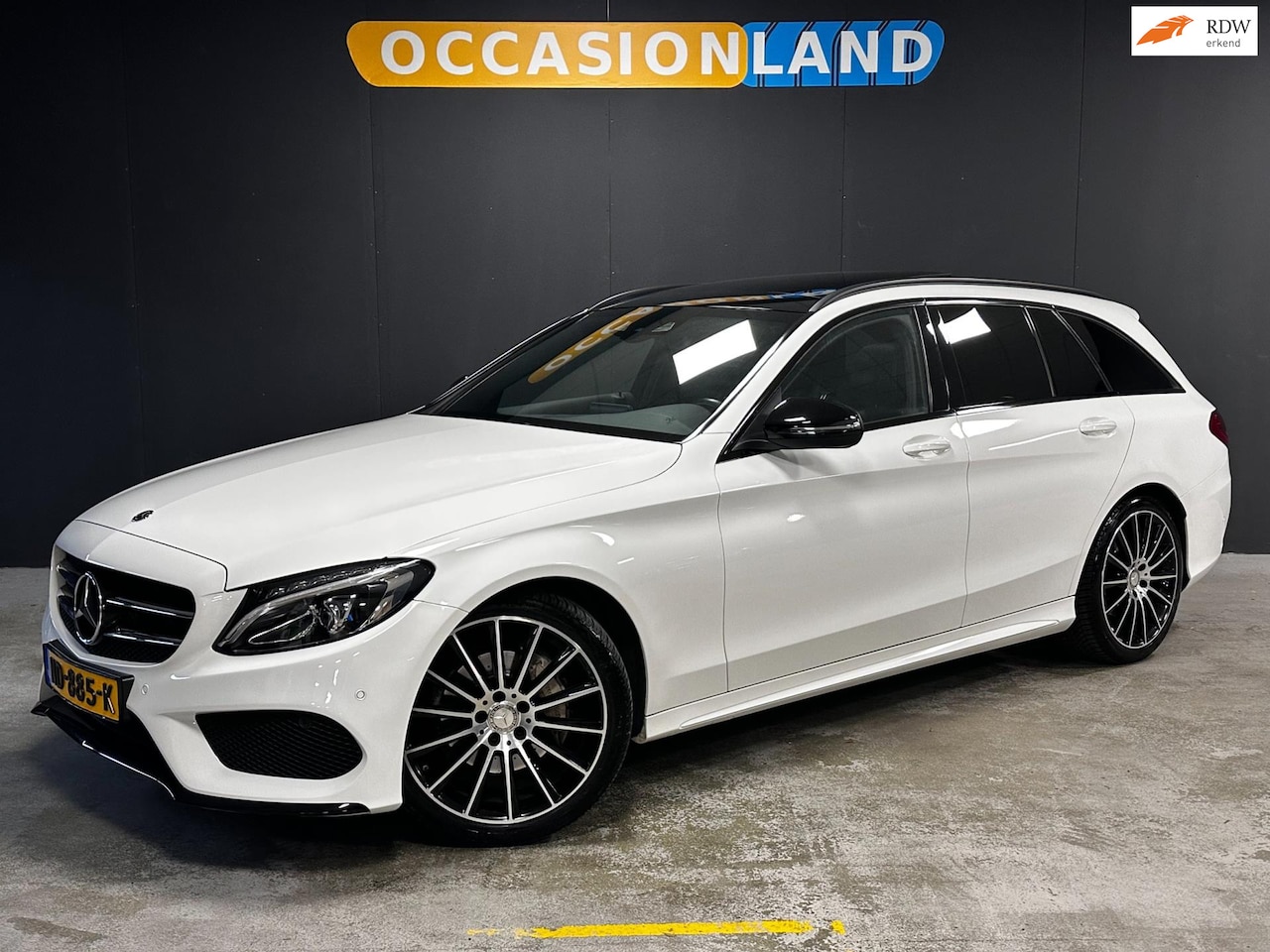 Mercedes-Benz C-klasse Estate - 180 AMG Sport Edition |PANO|LEDER|BURM|KEYLESS! - AutoWereld.nl