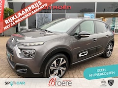 Citroën C3 - 1.2 Turbo 110pk EAT6 Automaat Max | keyless, 17 inch velgen, comfort seats wood interieur,