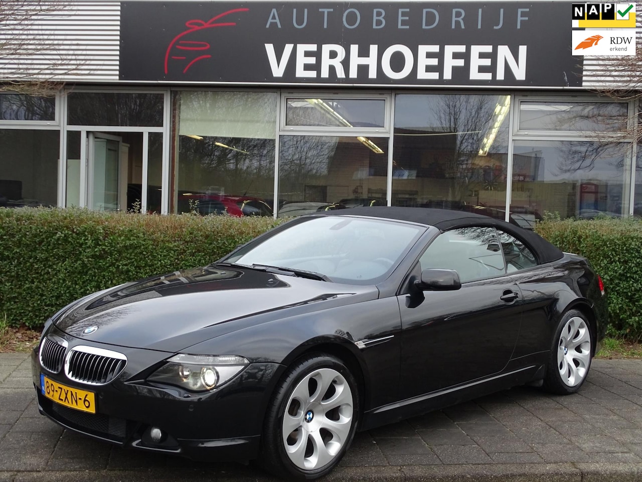 BMW 6-serie Cabrio - 630i High Executive - CABRIO - AUTOMAAT - M-PAKKET - STOEL VERW - CRUISE / CLIMATE CONTR - - AutoWereld.nl