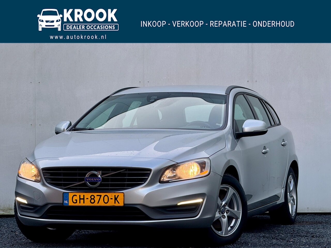 Volvo V60 - 1.6 D2 Kinetic | 2014 | Lage km stand | - AutoWereld.nl