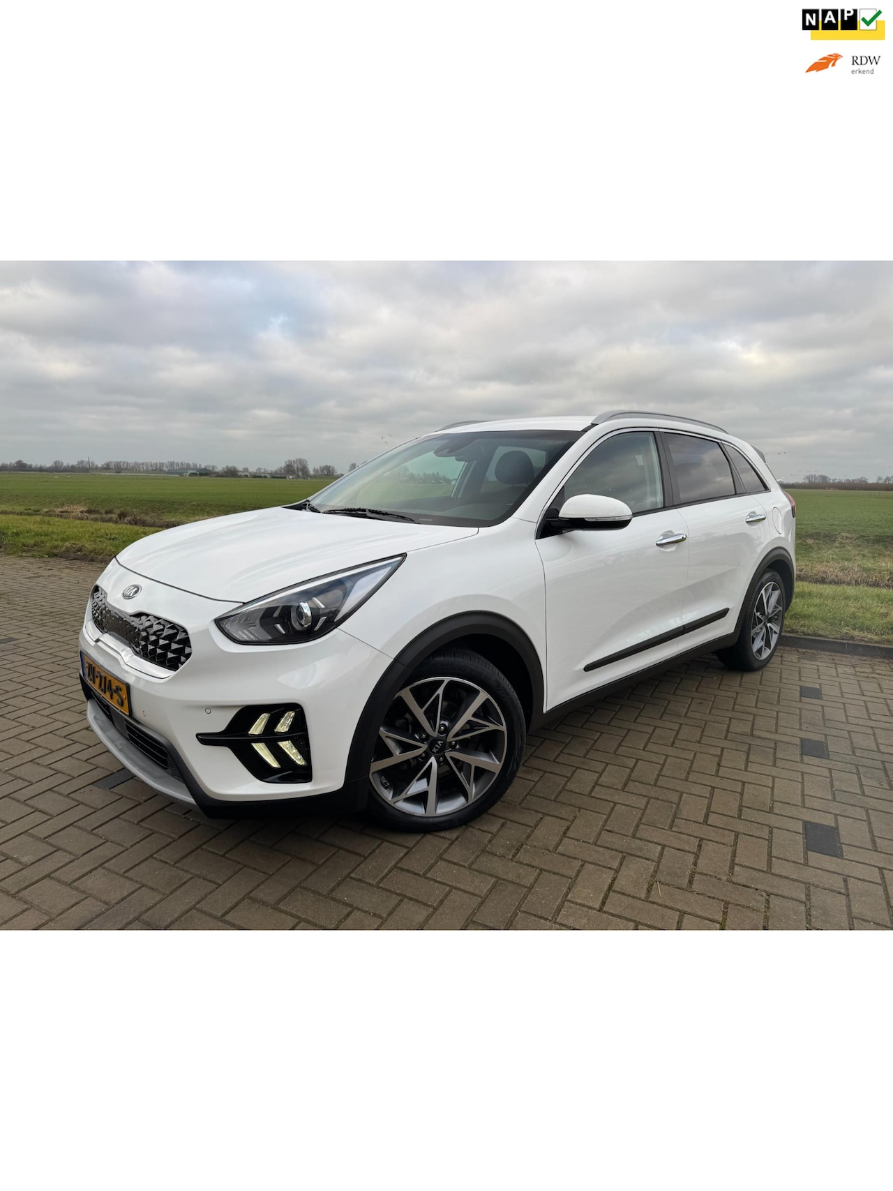 Kia Niro - 1.6 GDi Hybrid DynamicPlusLine 2019 Automaat Hybride Stoelverwarming Stuurverwarming Dodeh - AutoWereld.nl