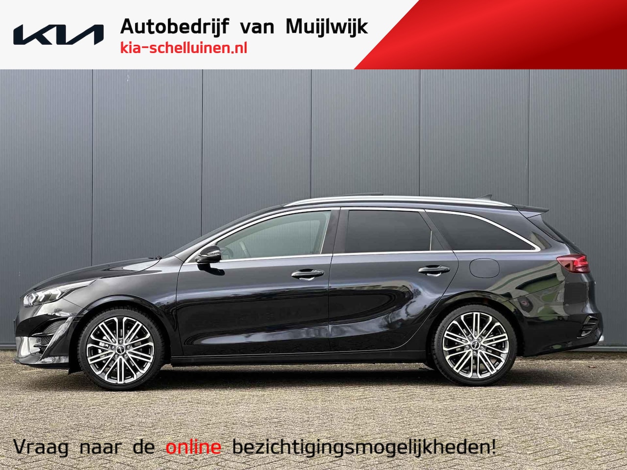 Kia Cee'd Sportswagon - Ceed 1.5 T-GDi GT-PlusLine MY2025 | Inruilpremie Aktie auto !! Metallic Zwart ! Leverbaar - AutoWereld.nl