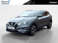 Nissan Qashqai - 1.3 DIG-T Premium Edition 160 PK AUTOMAAT | Navigatie | Lederen bekleding | 360 camera | P