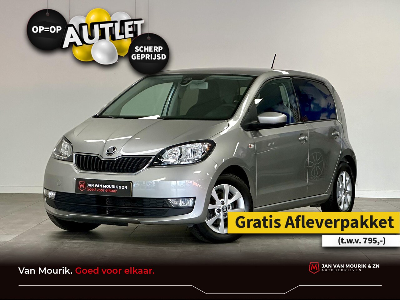 Skoda Citigo - 1.0 ASG Ambition | 5-Deurs | Automaat | Airco | Cruise Control | Parkeersensoren - AutoWereld.nl