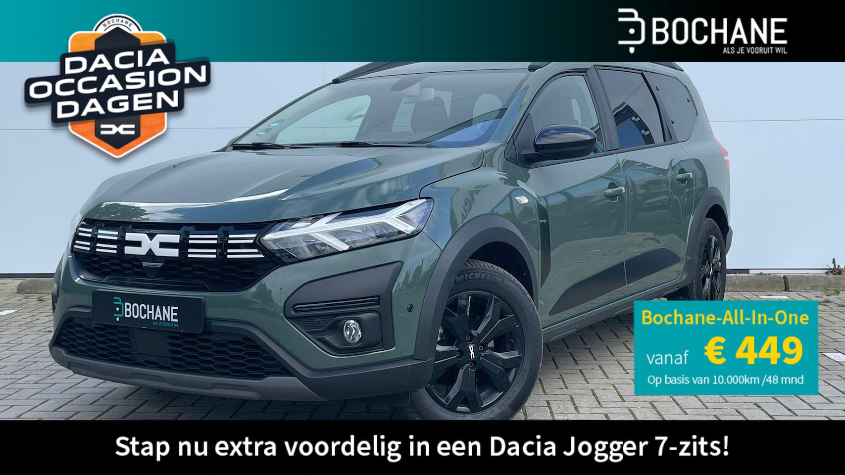 Dacia Jogger - 1.0 TCe 110 Extreme 7p. Navigatie / 7-Persoons / Climate Control / Lichtmetalen Velgen / P - AutoWereld.nl