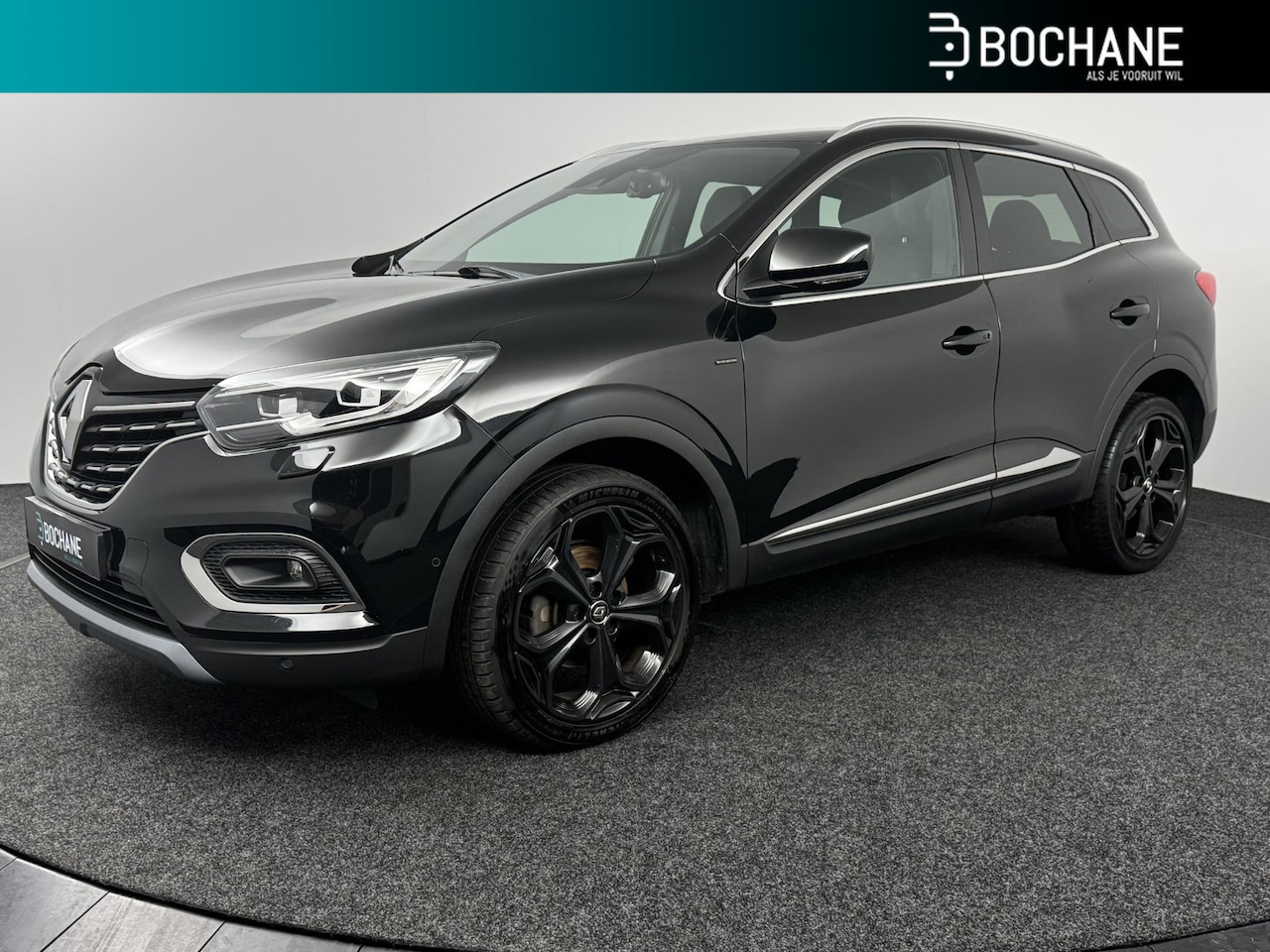 Renault Kadjar - 1.3 TCe 159 EDC Black Edition Automaat / Navigatie / Parkeercamera / Half Lederen Bekledin - AutoWereld.nl