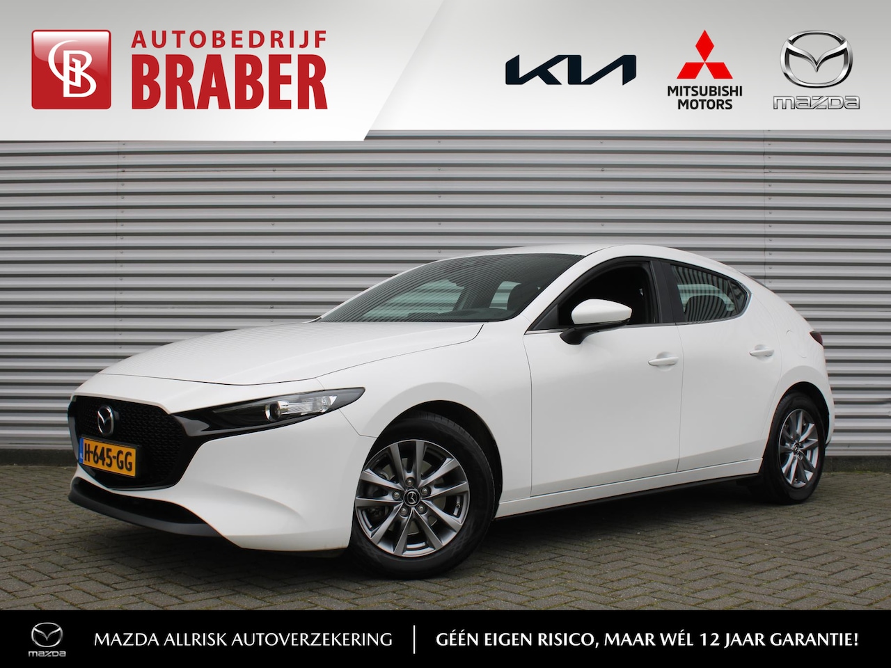 Mazda 3 - 2.0 e-SkyActiv-G M Hybrid 122 | Trekhaak | Navi | 16" LM | Airco | Cruise adapt. | HUD | P - AutoWereld.nl