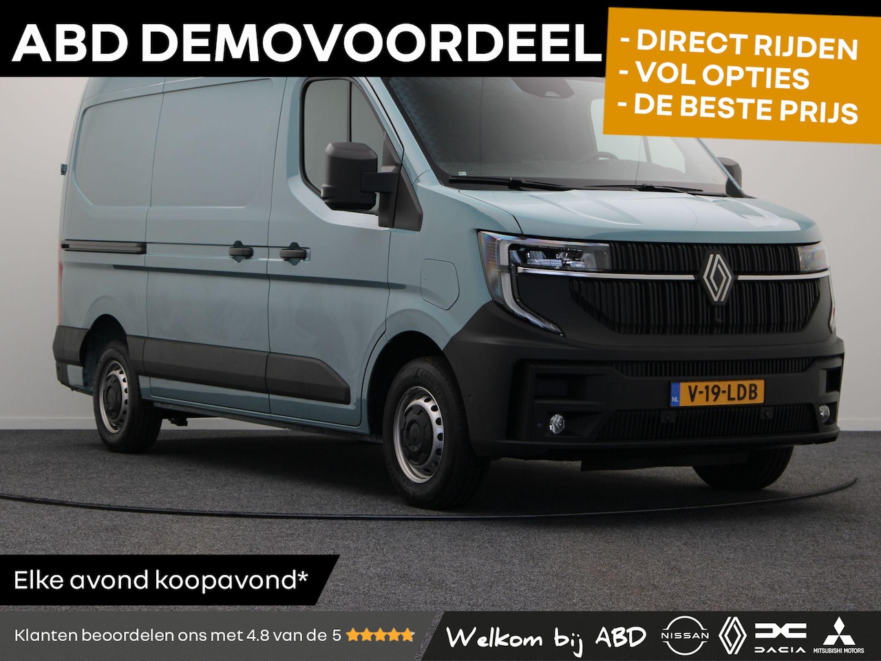 Renault Master E-Tech - T35 L2H2 Advance long range 87 kWh | Elek. verwarmbaar voorruit | Trekhaak | Achteruitrijc - AutoWereld.nl