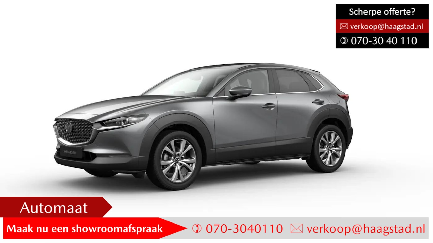 Mazda CX-30 - 2.0 e-SkyActiv-X M Hybrid Exclusive-line Haagstad netto deal! (huidige nieuwprijs €48.190) - AutoWereld.nl