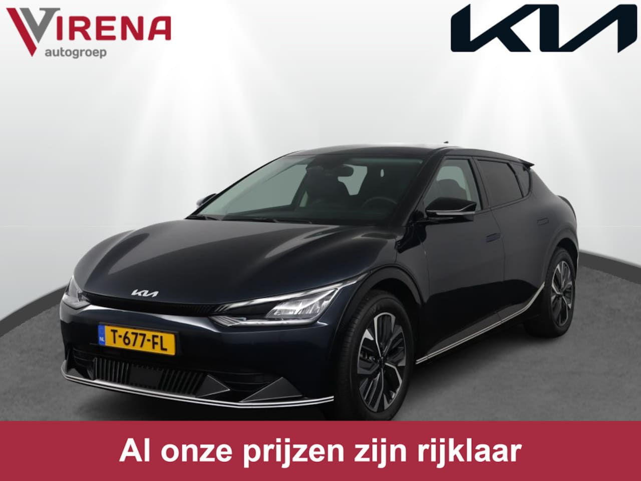 Kia EV6 - Plus 77.4 kWh - LED - Adaptief Cruise Control - Stoel-/stuuverwarming - Climate Control - - AutoWereld.nl