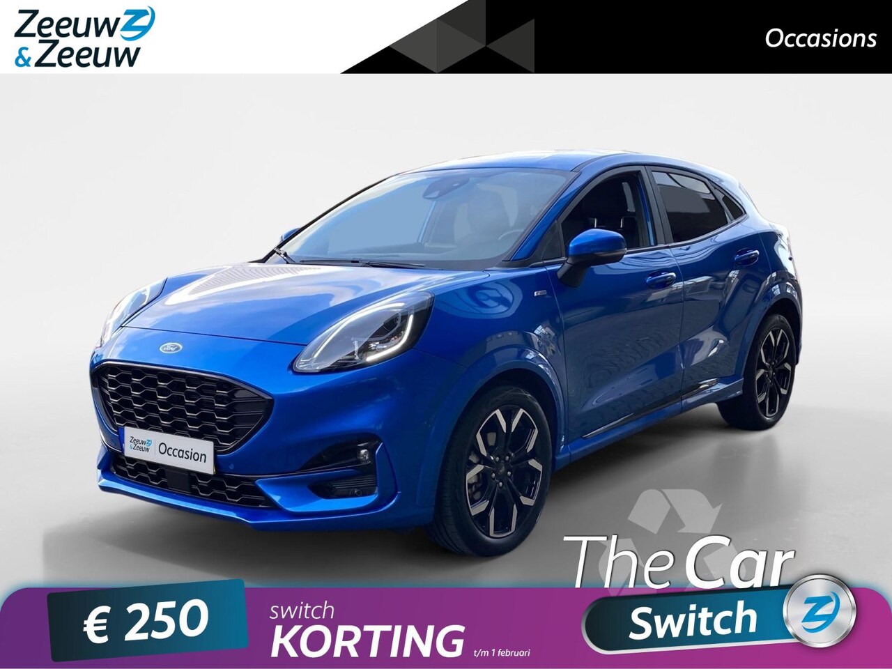 Ford Puma - 1.0 EcoBoost Hybrid ST-Line X 1e Eigenaar | Achteruitrijcamera | Winter Pack | Elektr. Ach - AutoWereld.nl