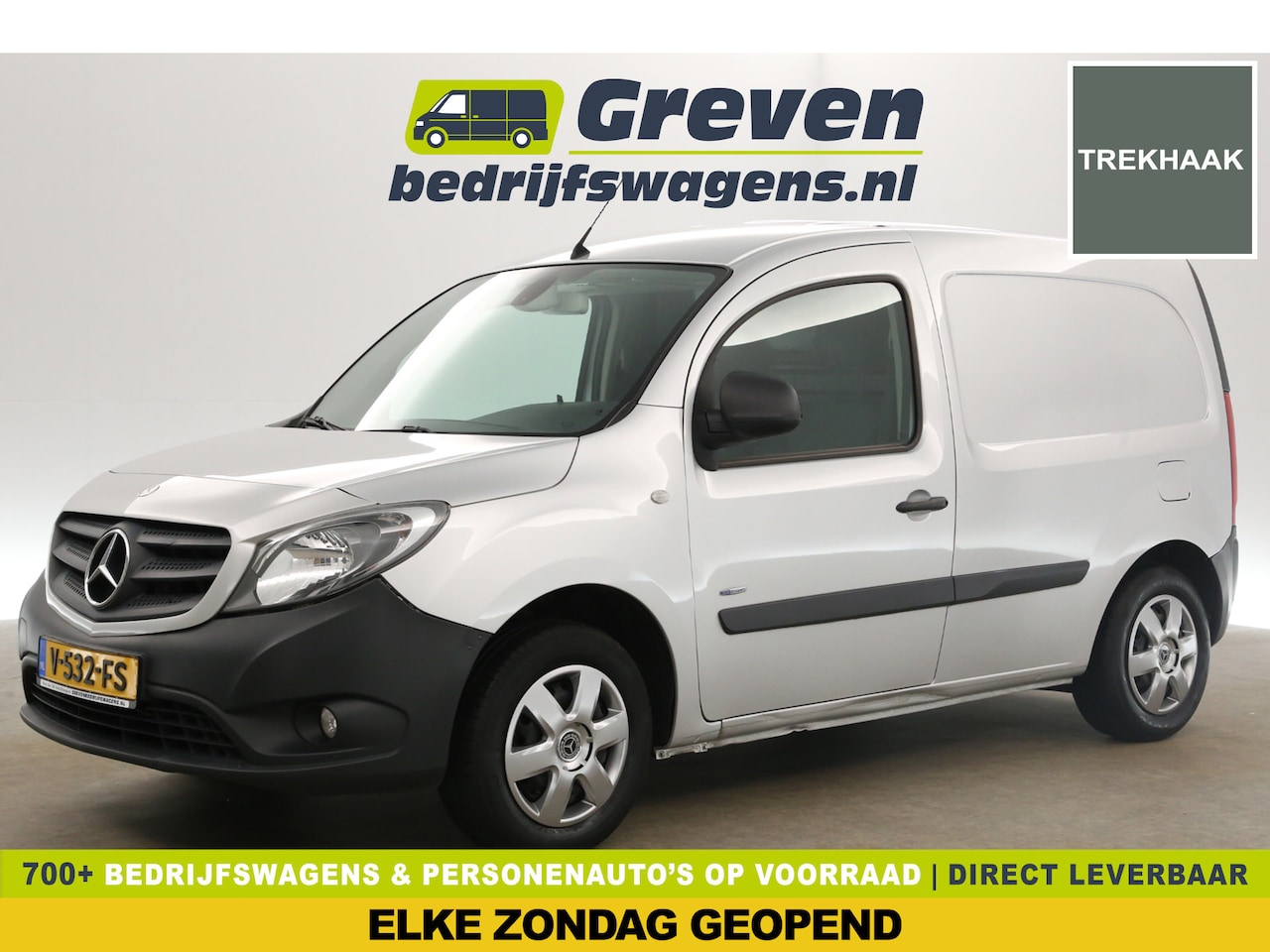 Mercedes-Benz Citan - 108 CDI BlueEFFICIENCY L1H1 | APK tot 18-10-2025 | Airco Cruise Navigatie Trekhaak Metalli - AutoWereld.nl