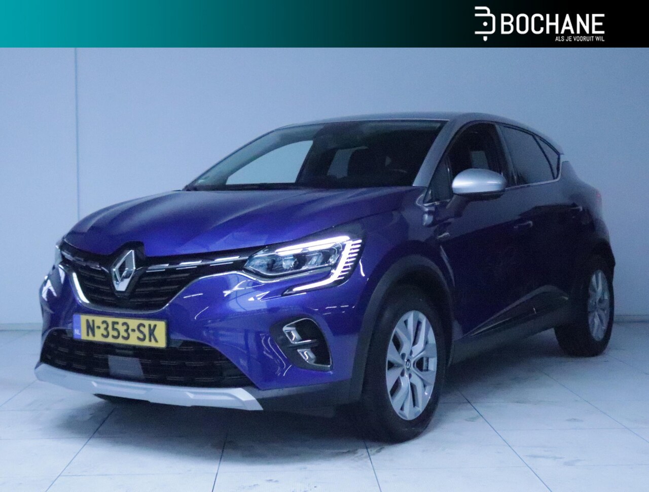 Renault Captur - 1.3 TCe 140 EDC Intens | Navigatie 9,3" | 360° Rondomzichtcamera | Stoelverwarming | Trekh - AutoWereld.nl