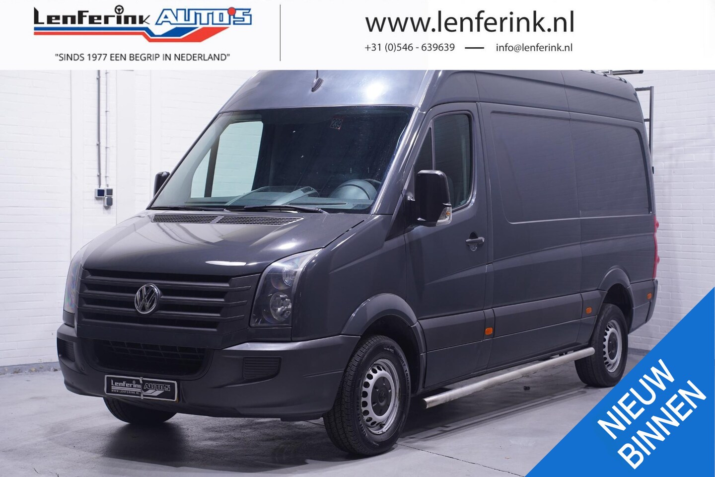 Volkswagen Crafter - 2.0 TDI 110 pk L2H2 Airco, Imperiaal met Trap Trekhaak, Cruise Control, Ideaal voor camper - AutoWereld.nl