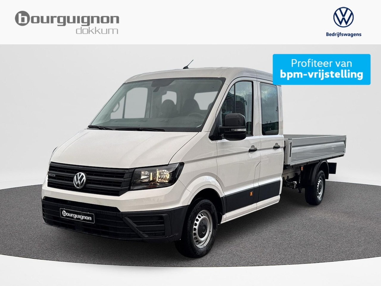 Volkswagen Crafter - 35 Pick Up 2.0 TDI 140 pk L4 4Motion Trendline | 7 Persoons | Trekhaak | BPM Vrij | - AutoWereld.nl