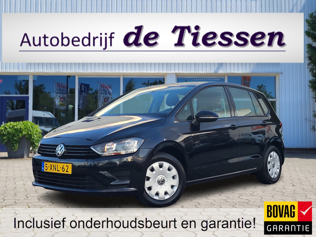 Volkswagen Golf Sportsvan - 1.2 TSI Easyline 1.2 TSI Easyline, Clima, Navi, Cruise, Trekhaak, Rijklaar met beurt & garantie! - AutoWereld.nl