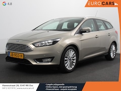 Ford Focus Wagon - 1.0 125PK Titanium | Navigatie | Climate Control | Lichtmetalen Velgen | Parkeer Sensoren