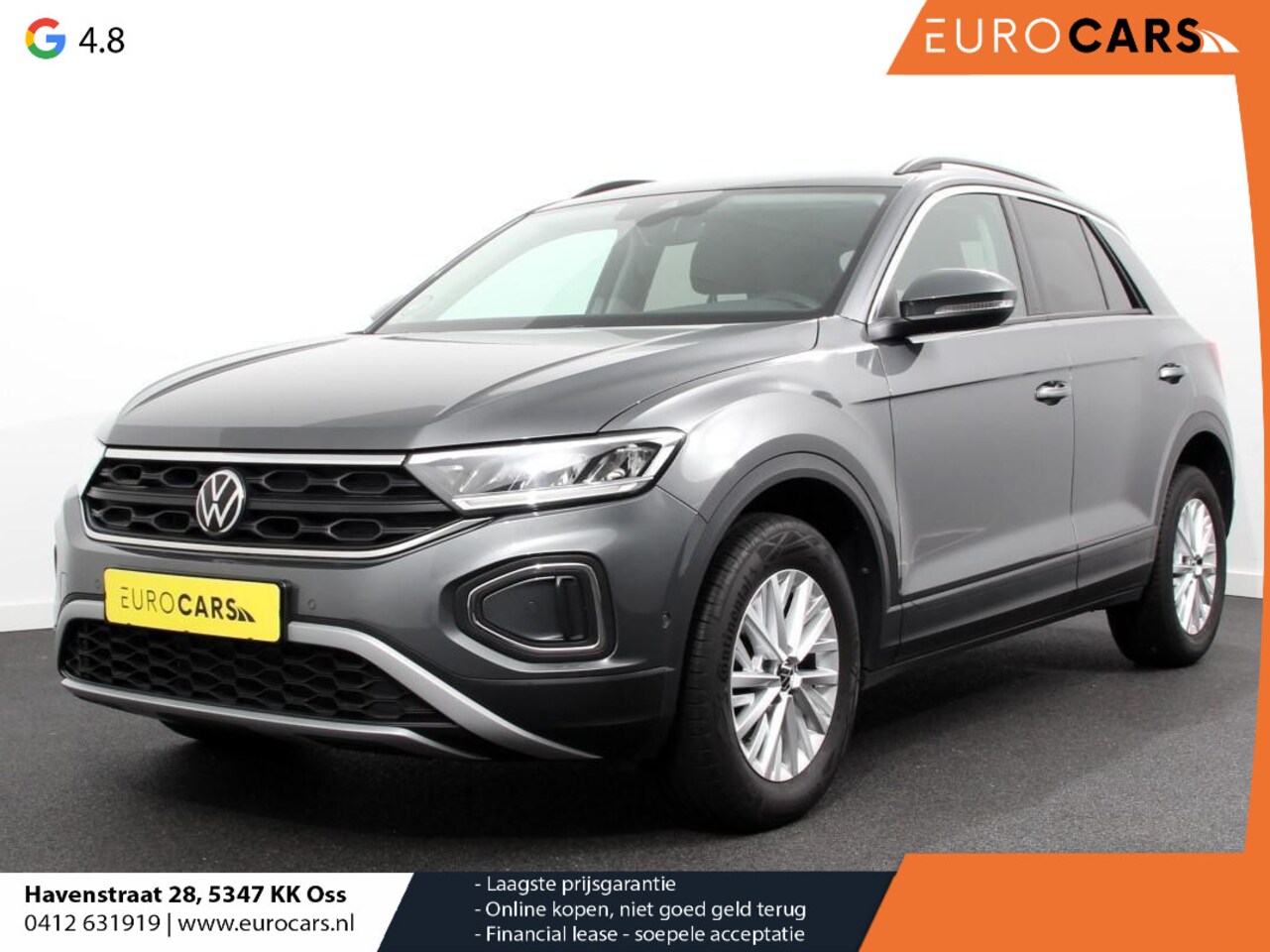 Volkswagen T-Roc - 1.5 TSI 150pk DSG Life | Navigatie | Apple Carplay/Android Auto | Adaptive Cruise Control - AutoWereld.nl