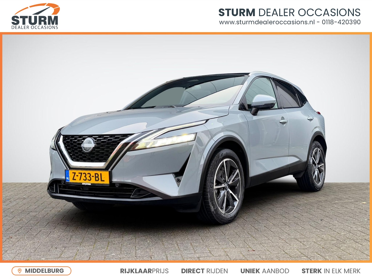 Nissan Qashqai - 1.3 MHEV Xtronic Tekna Design Pack | Panoramadak | Head-Up Display | Adapt. Cruise Control - AutoWereld.nl