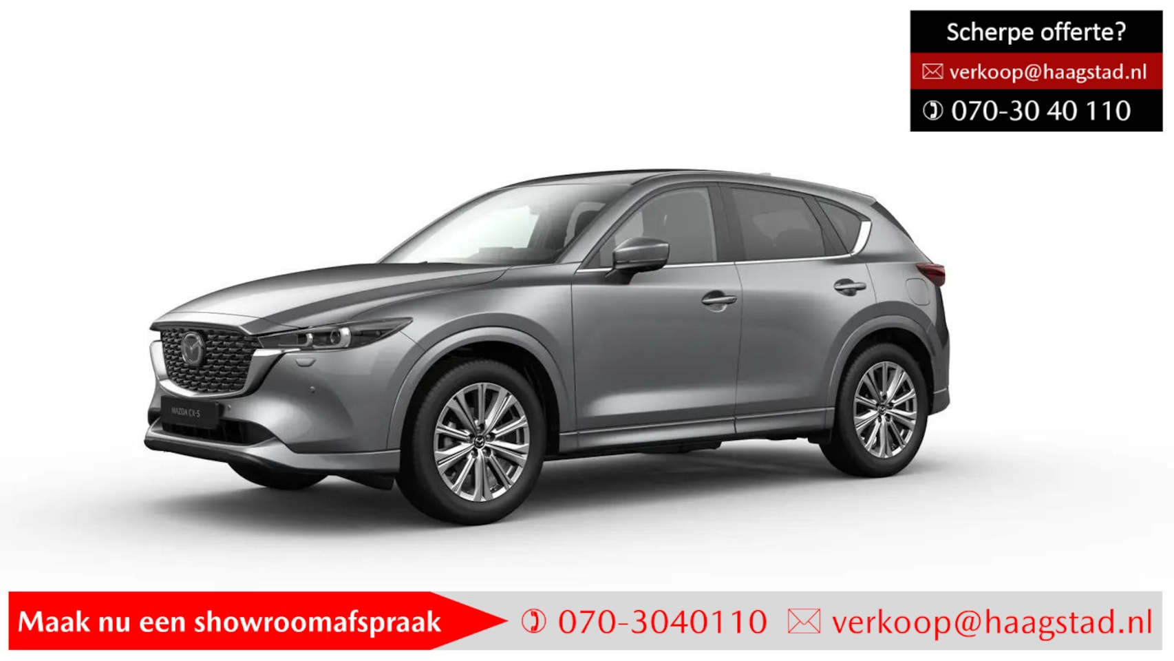 Mazda CX-5 - 2.0 e-SkyActiv-G M Hybrid 165 Takumi Haagstad netto deal! (huidige nieuwprijs €55.040) - AutoWereld.nl