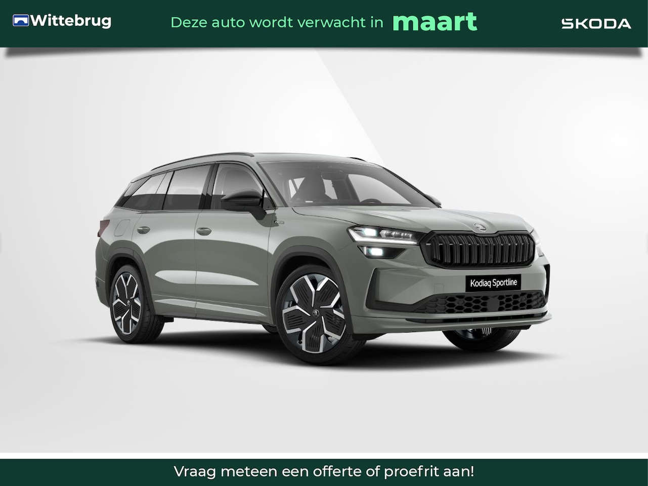 Skoda Kodiaq - 1.5 TSI PHEV Sportline Business 20" lichtmetalen velgen / Trekhaak wegklapbaar / Panoramad - AutoWereld.nl