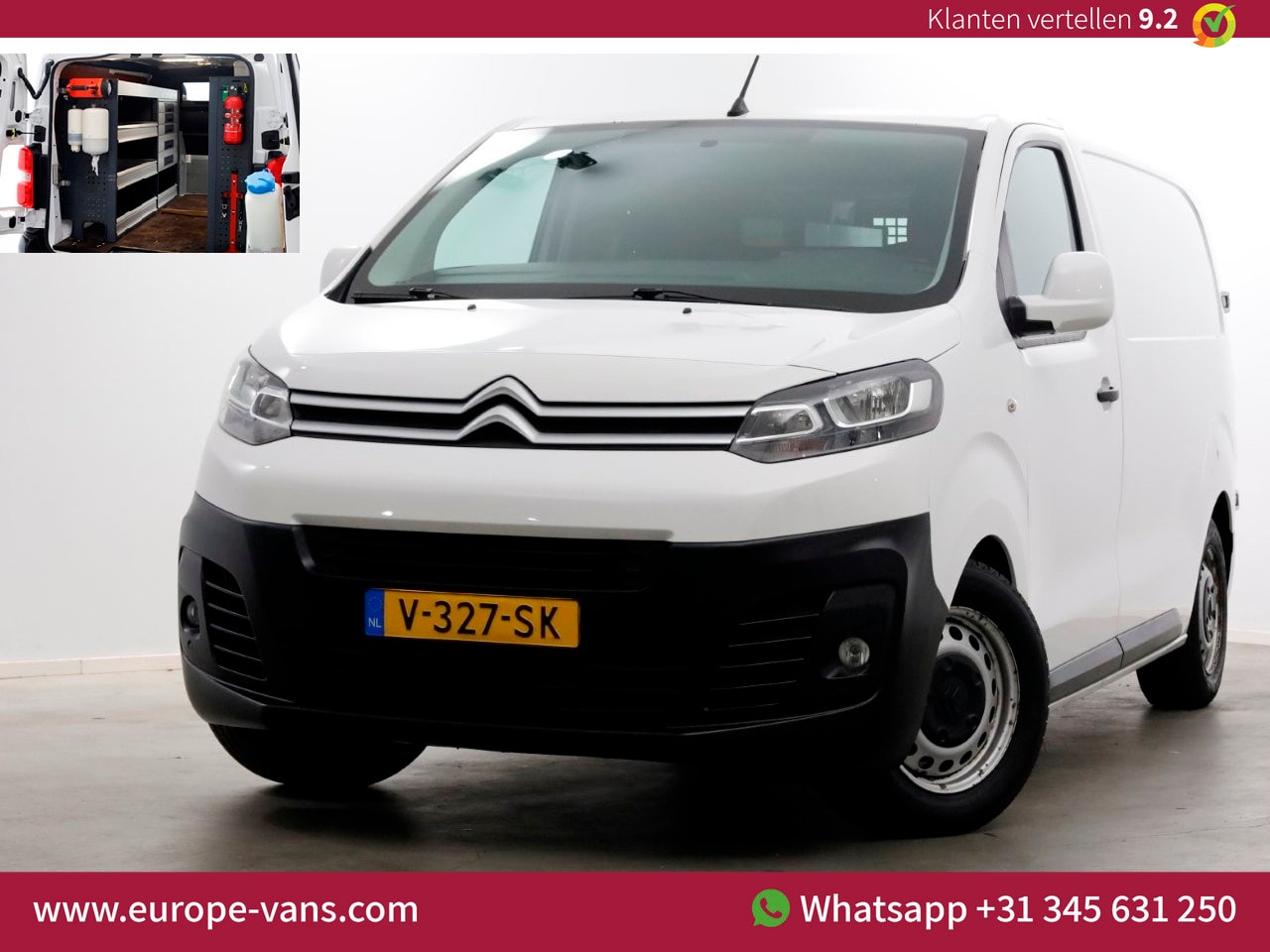 Citroën Jumpy - 1.6 BlueHDI E6 M Automaat Comfort Airco/Inrichting/230V 10-2018 - AutoWereld.nl