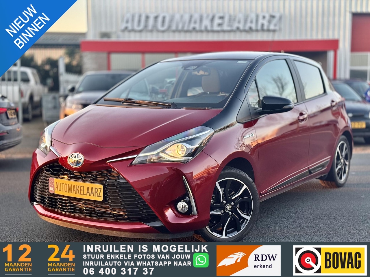 Toyota Yaris - 1.5 Hybrid Bi-Tone ZGA NIEUW - AutoWereld.nl