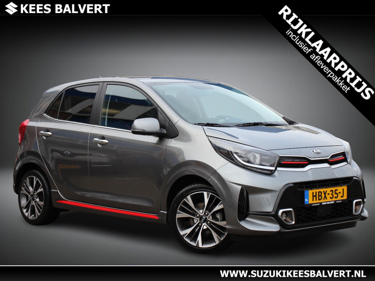 Kia Picanto - 1.0 DPi GT-Line Automaat | Navi | Clima | Leder | - AutoWereld.nl