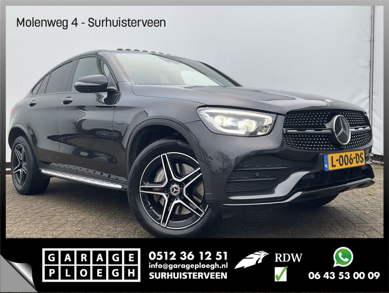 Mercedes-Benz GLC-klasse Coupé - 300e 4MATIC AMG 360 Pano Burmester Business Solution - AutoWereld.nl