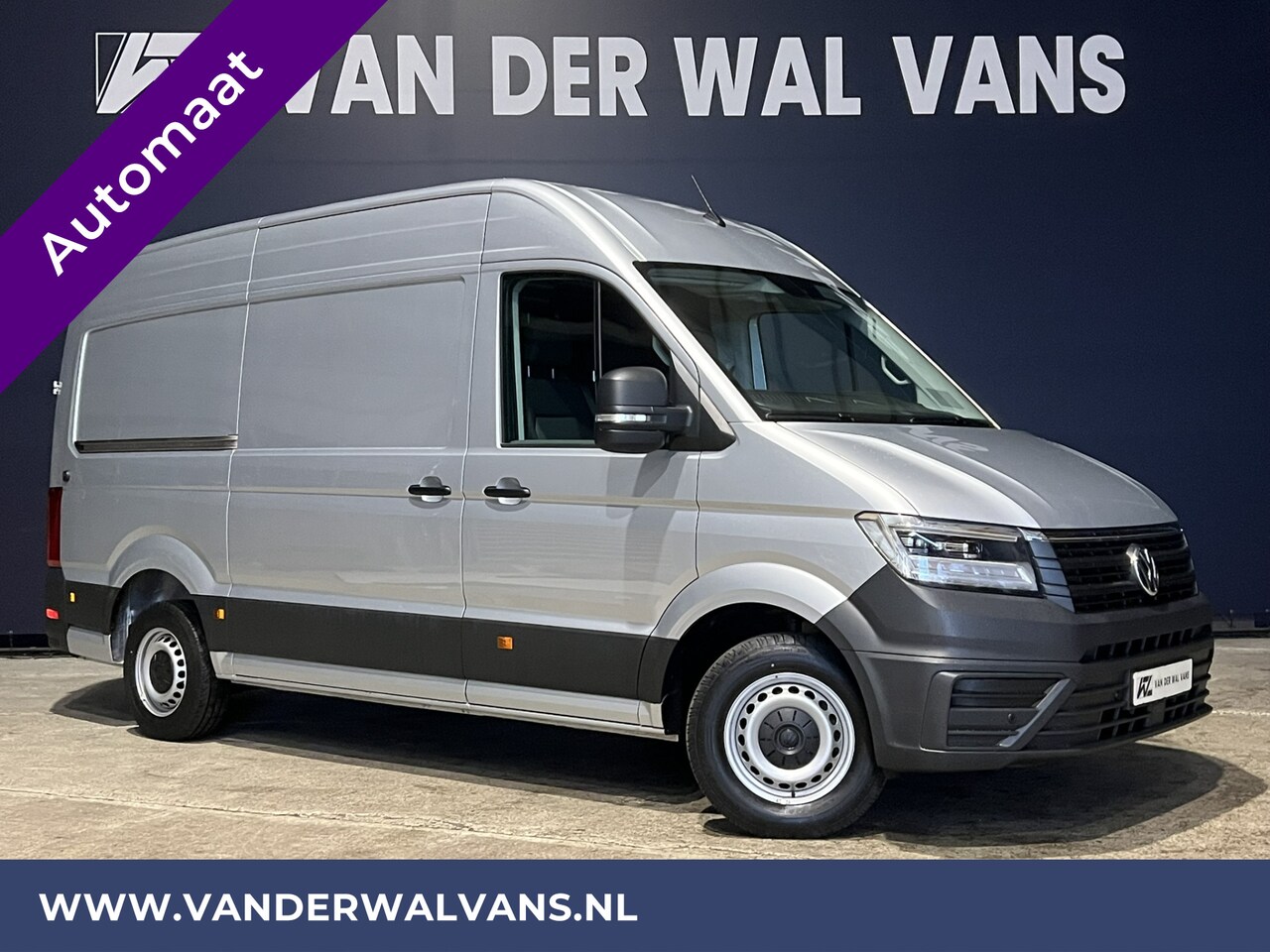 Volkswagen Crafter - 2.0 TDI 141pk Automaat L3H3 L2H2 Euro6 Airco | Camera | Navigatie | Apple Carplay | Cruise - AutoWereld.nl