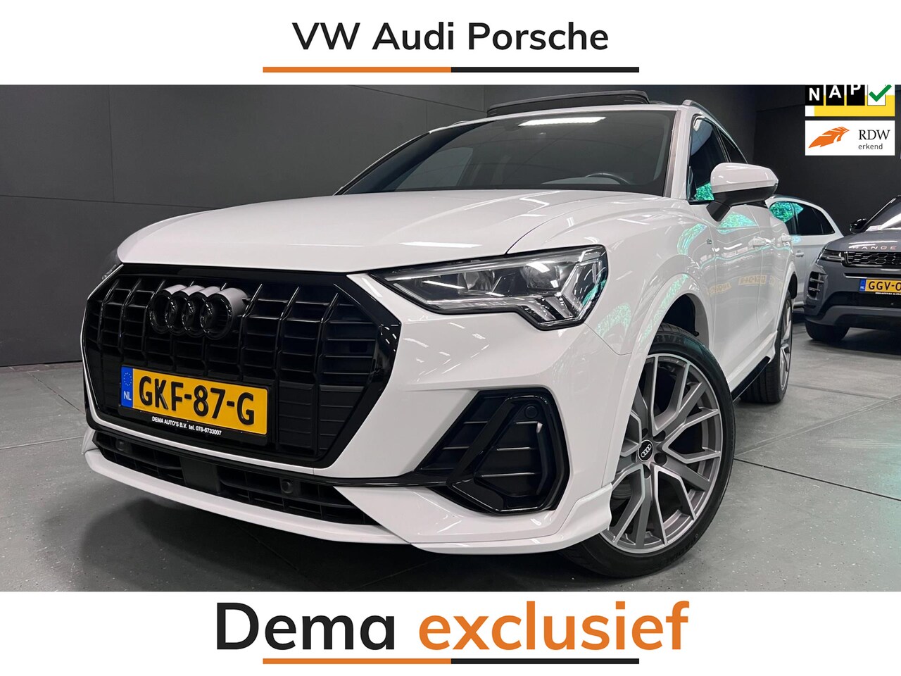 Audi Q3 - 35 TFSI S 3X S-LINE BLACK-LINE PANO/NAVI/LED/DAB/CARPLAY - AutoWereld.nl