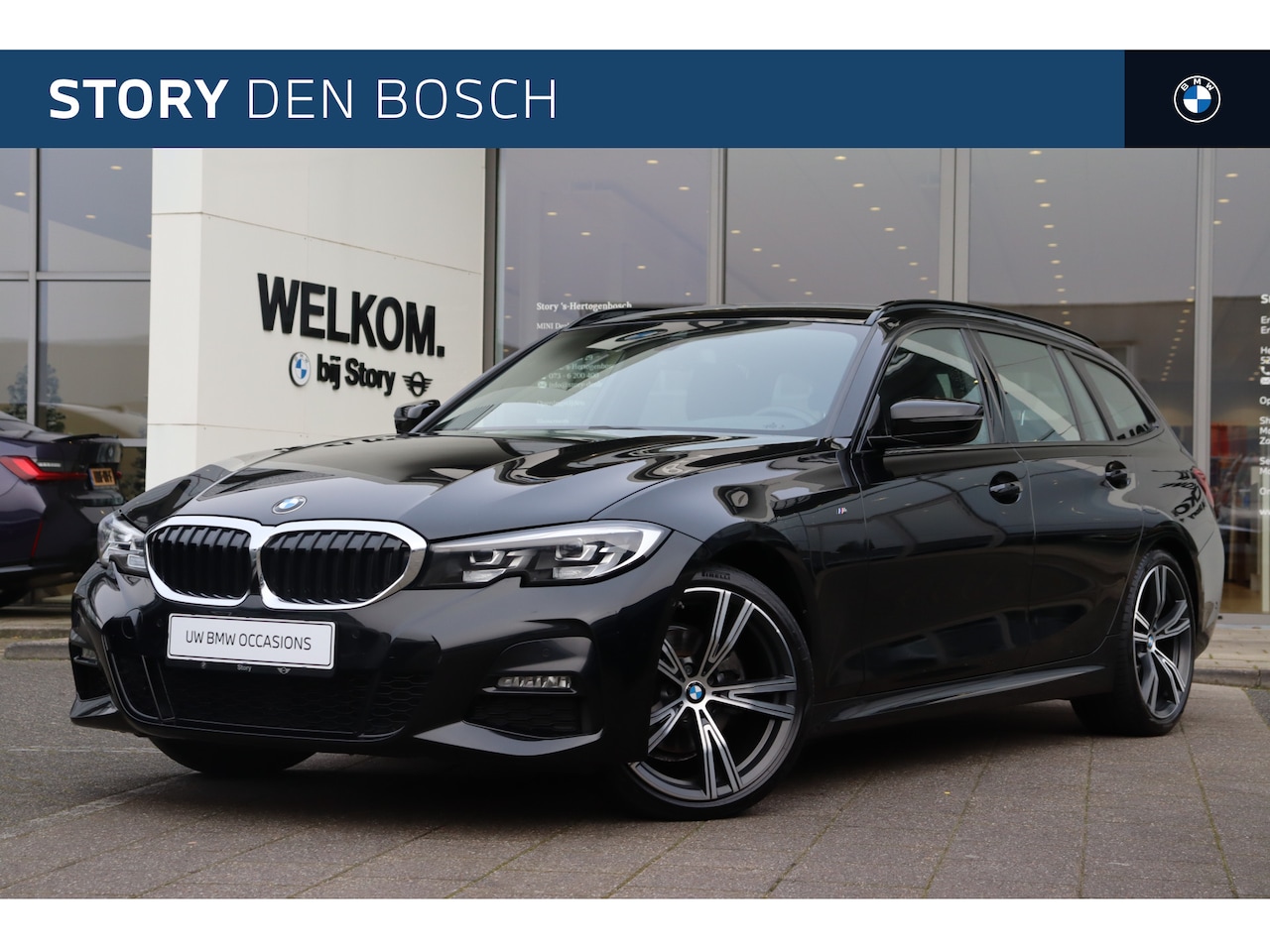 BMW 3-serie Touring - 320i Executive M Sport Automaat / Sportstoelen / Live Cockpit Professional / Parking Assis - AutoWereld.nl