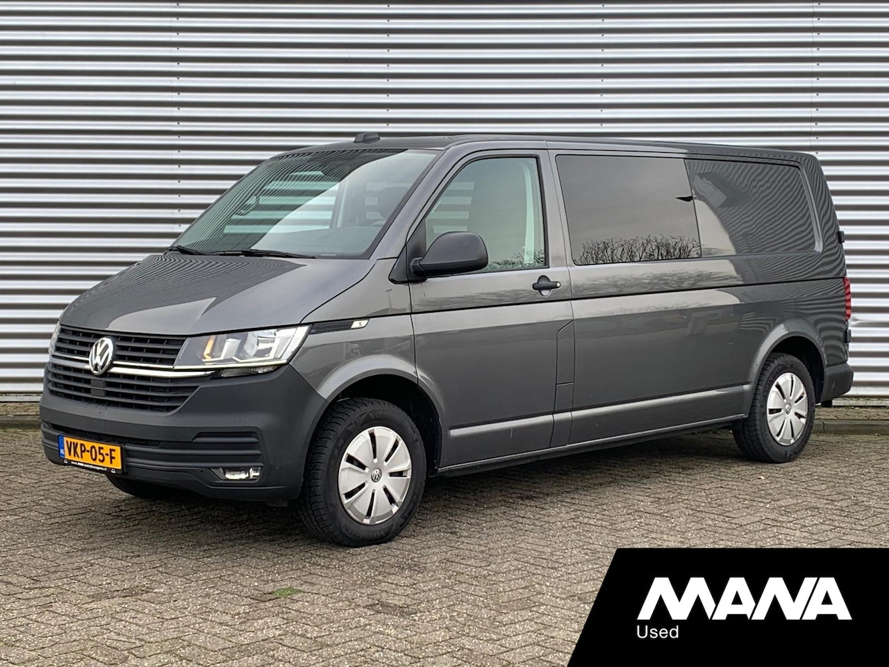 Volkswagen Transporter - 2.0TDI L2H1 DC Dubbel Cabine Airco 12V Trekhaak Sensoren Voorruit-Verwarming Cruise Passag - AutoWereld.nl