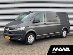 Volkswagen Transporter - 2.0TDI L2H1 DC Dubbel Cabine Airco 12V Trekhaak Sensoren Voorruit-Verwarming Cruise Passag