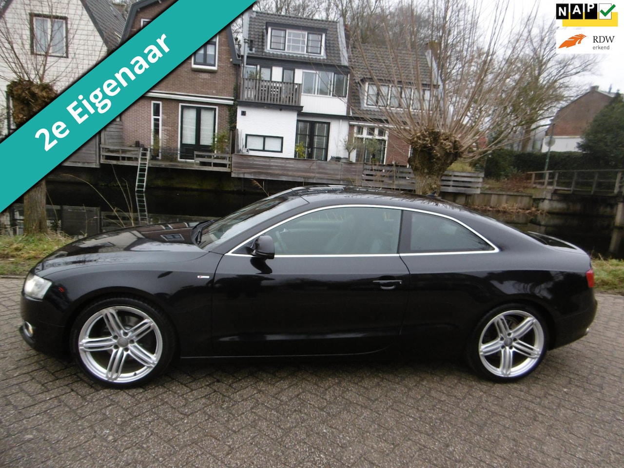 Audi A5 Coupé - 2.0 TFSI 180pk 2e eig. Pro Line Automaat Navi Xenon - AutoWereld.nl