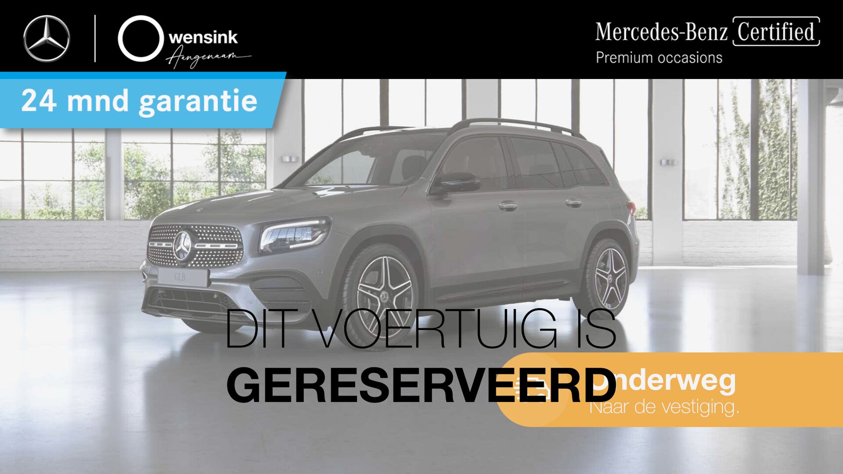 Mercedes-Benz GLB - 200 Premium Plus | AMG | Sfeerverlichting | Rijassistentiepakket | Trekhaak | Widescreen | - AutoWereld.nl