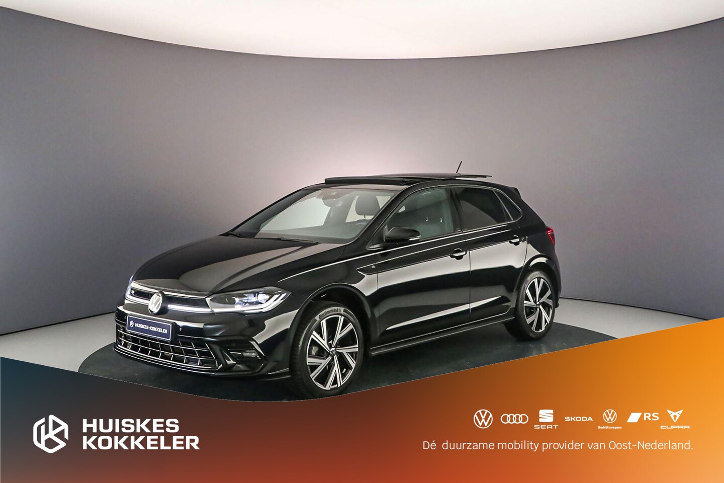 Volkswagen Polo - R-Line 1.0 TSI 95pk DSG Automaat Panoramadak, Achteruitrijcamera, Adaptive cruise control, - AutoWereld.nl