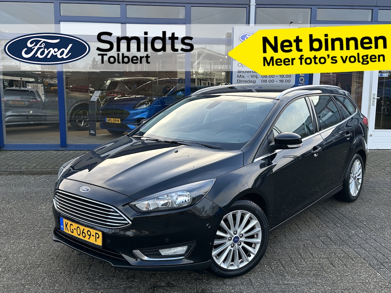 Ford Focus Wagon - 125pk Titanium | Nw. geleverd | Dealer onderhouden | Clima | Cruise | Navi | Voorruit Verw - AutoWereld.nl