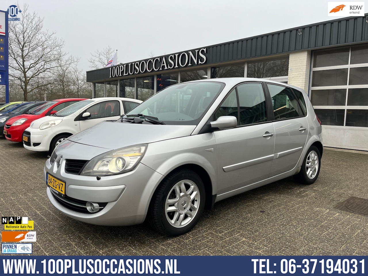 Renault Scénic - 1.6-16V Tech Line 1.6-16V Tech Line, dealer onderhoud, Nwe apk, Airco, cruise, - AutoWereld.nl