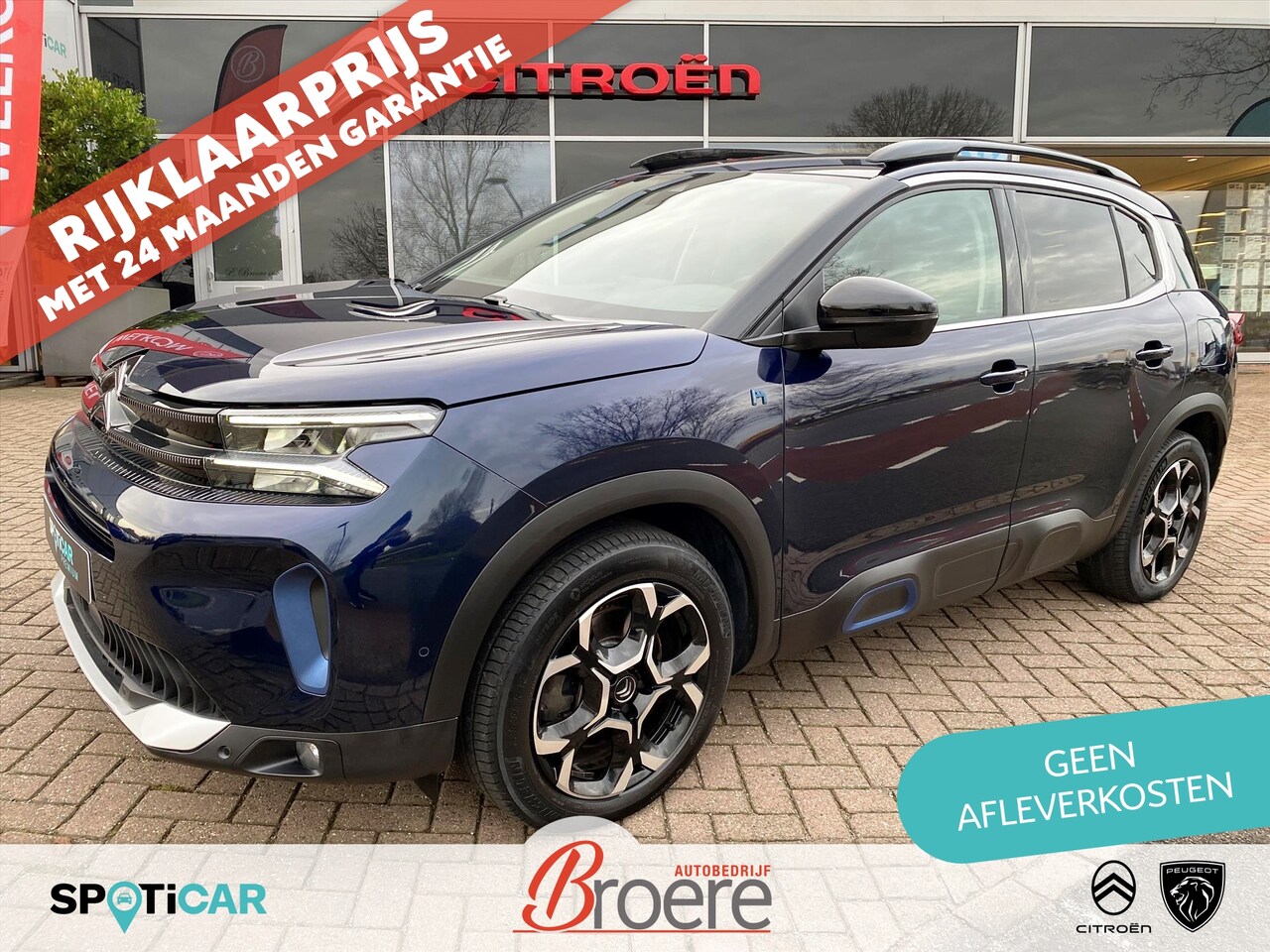 Citroën C5 Aircross - 1.6 Hybrid 225pk EAT8 Shine | dodehoekdetectie, keyless, navigatie, 18 inch velgen, camera - AutoWereld.nl