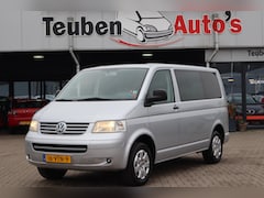 Volkswagen Transporter - 2.5 TDI 300 4Motion Trendline DC Airco, Dubbel cabine, Trekhaak, Cruise control,