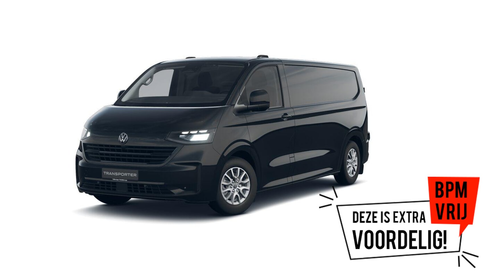 Volkswagen Transporter - Bedrijfswagens Style L2 2.0 TDI 110 kW 150 pk 8 versn. Auto | BPM vrij | Achterdeuren zond - AutoWereld.nl